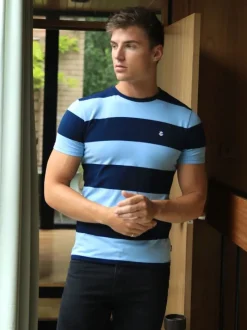 Alassio Stripe T-Shirt*Blakely Clothing Clearance