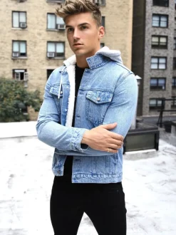 Camden Hooded Denim Jacket*Blakely Clothing Fashion