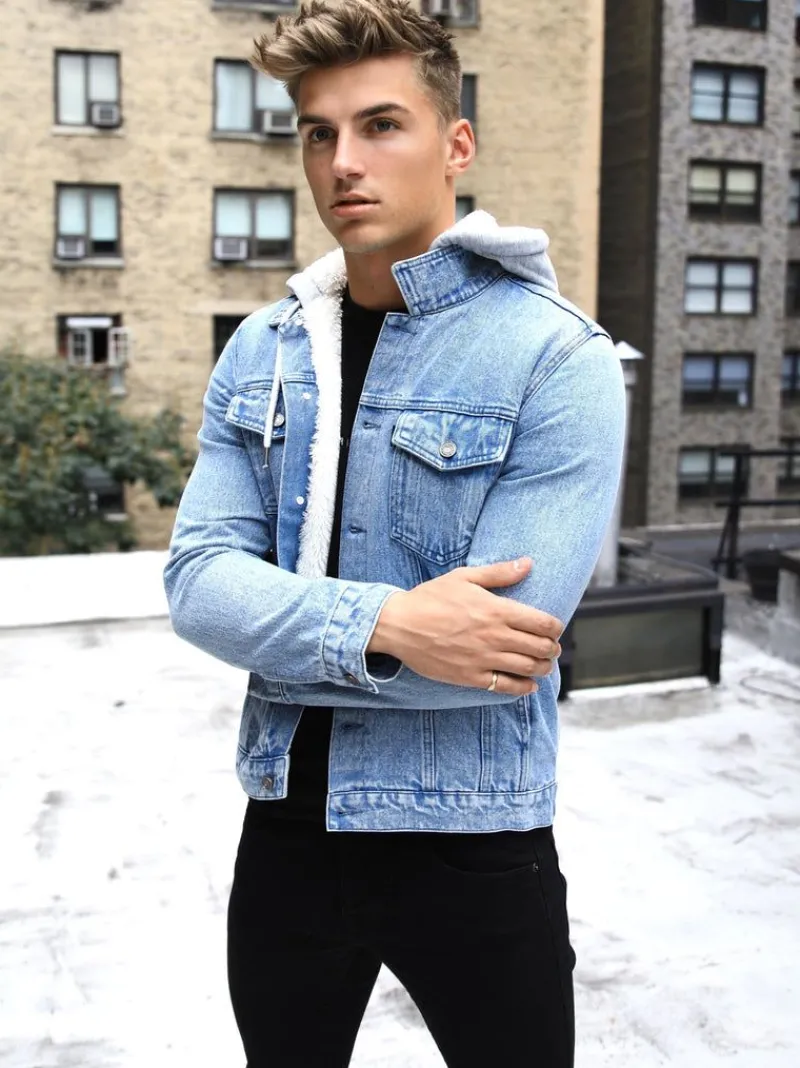 Camden Hooded Denim Jacket*Blakely Clothing Fashion