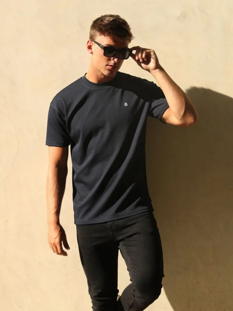 Ceuta Textured Relaxed T-Shirt*Blakely Clothing Cheap