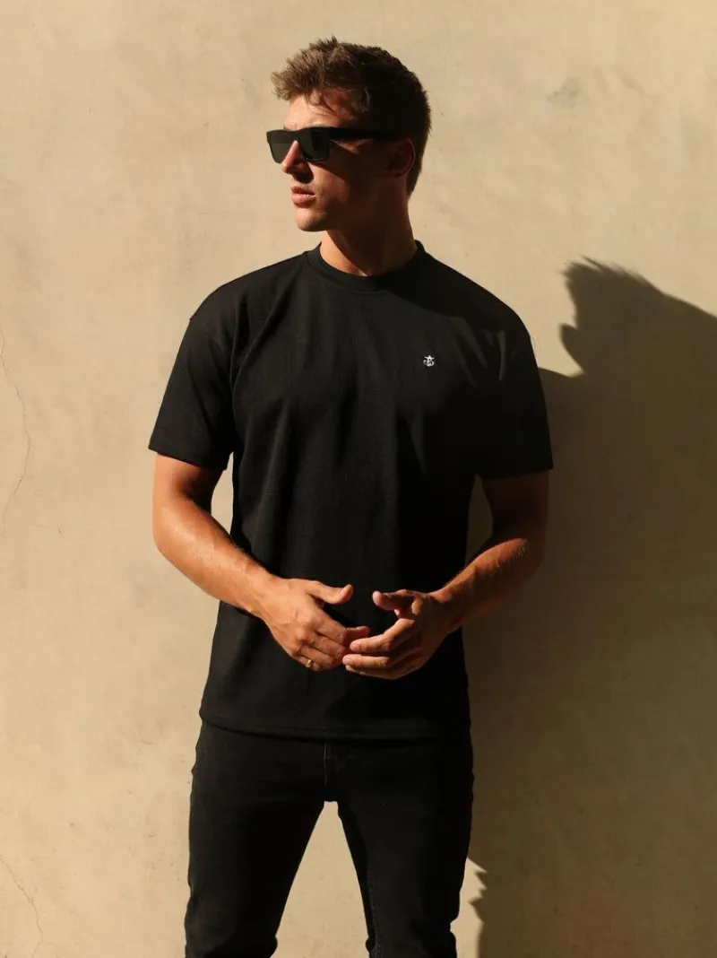 Ceuta Textured Relaxed T-Shirt*Blakely Clothing Fashion