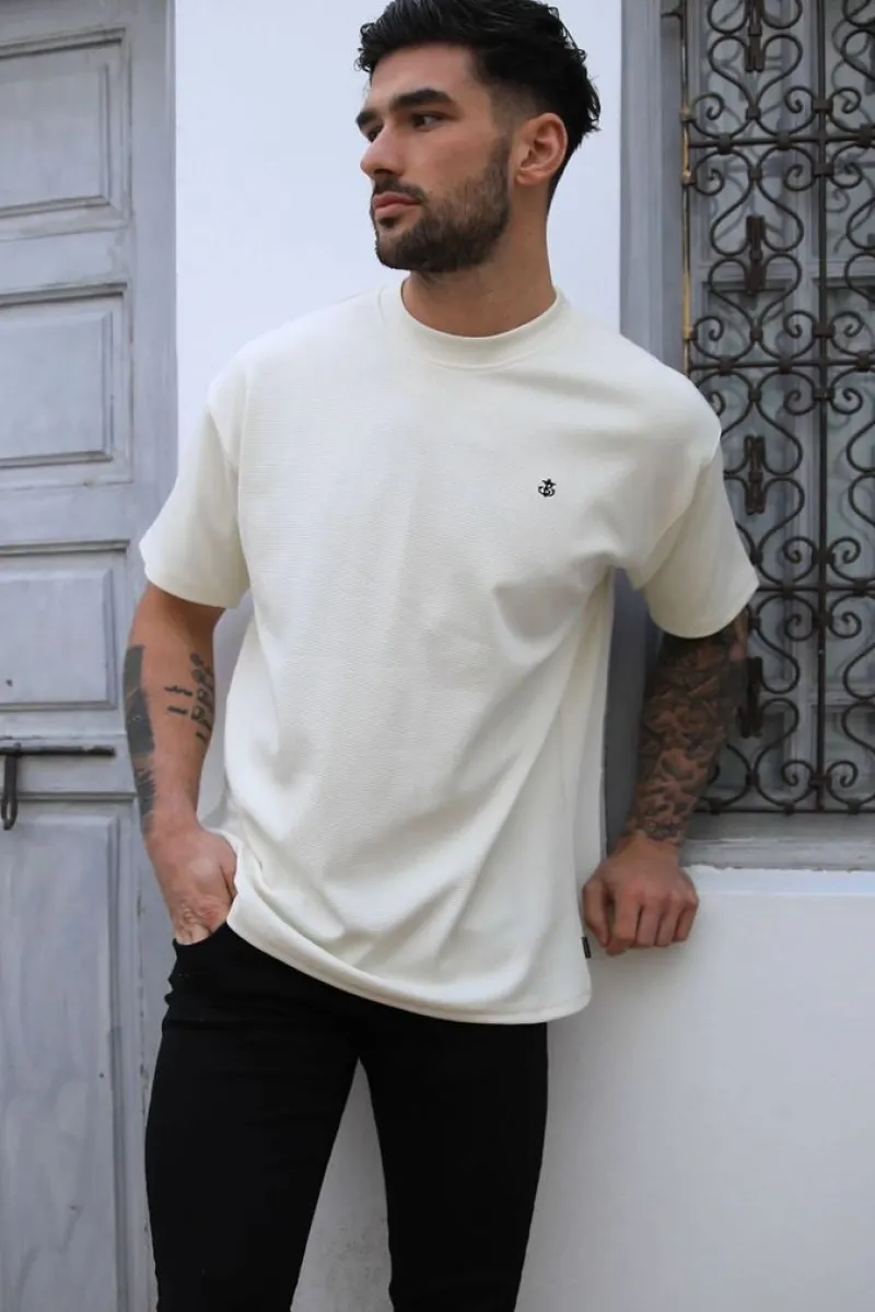 Ceuta Textured Relaxed T-Shirt*Blakely Clothing Hot