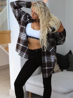 Dayton Oversized Check Shirt*Blakely Clothing Cheap