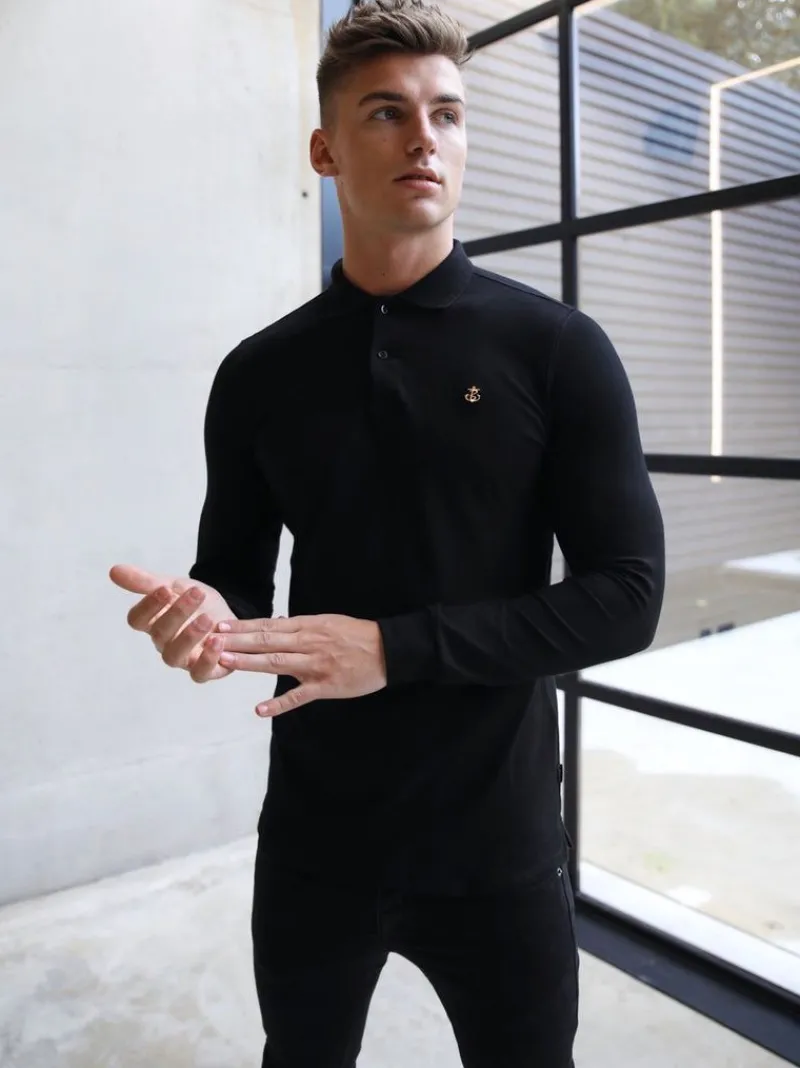 Harrow Long-Sleeve Polo*Blakely Clothing Cheap