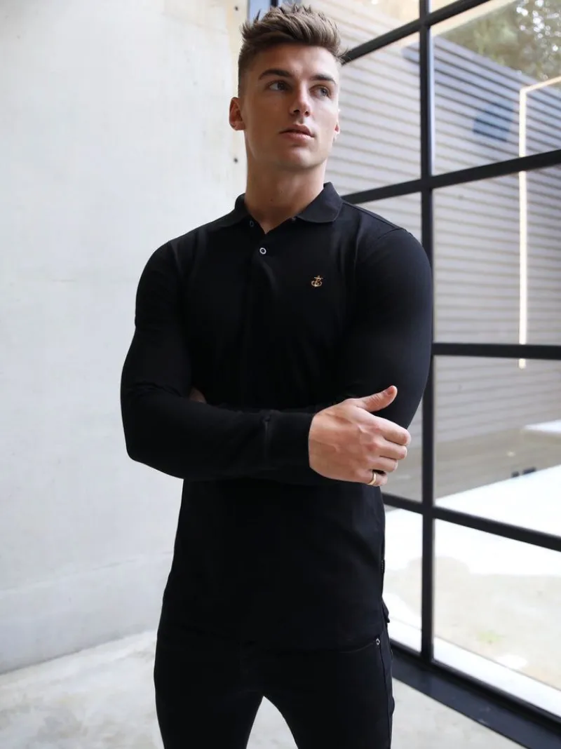 Harrow Long-Sleeve Polo*Blakely Clothing Cheap