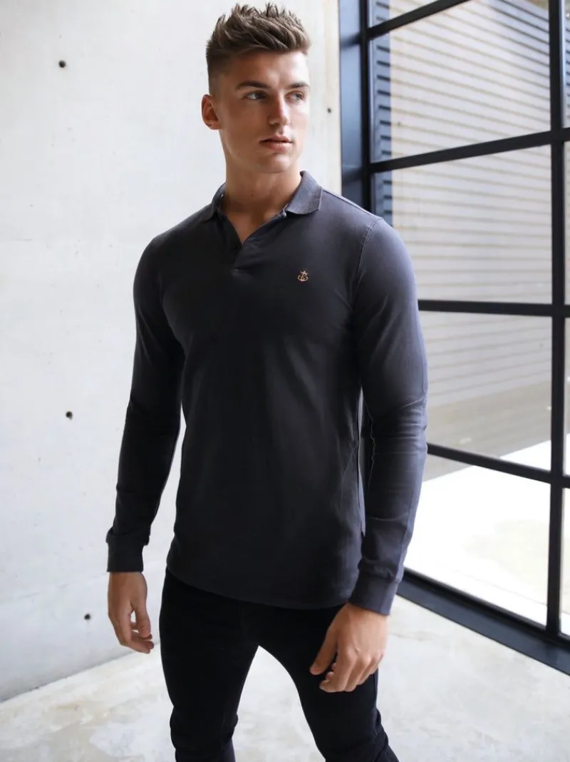 Harrow Long-Sleeve Polo*Blakely Clothing Sale