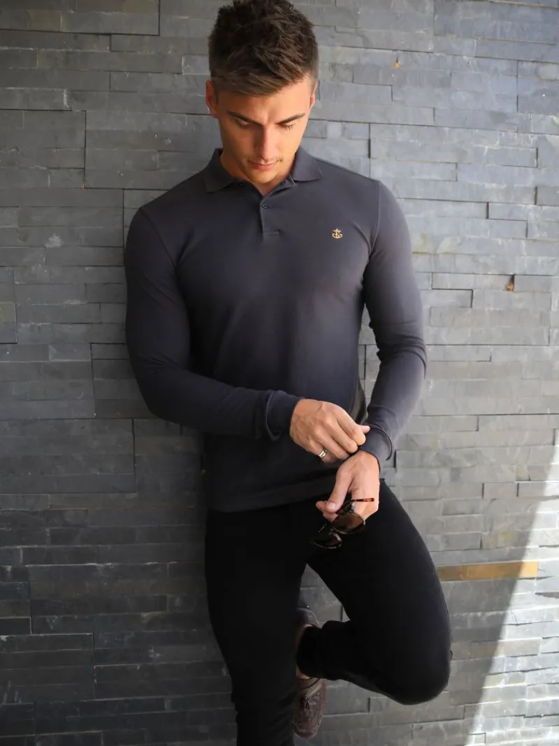 Harrow Long-Sleeve Polo*Blakely Clothing Sale
