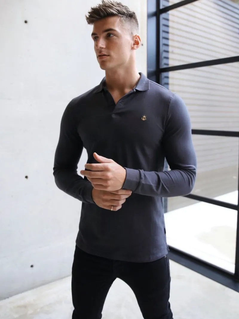 Harrow Long-Sleeve Polo*Blakely Clothing Sale
