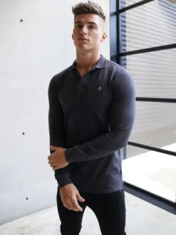 Harrow Long-Sleeve Polo*Blakely Clothing Sale