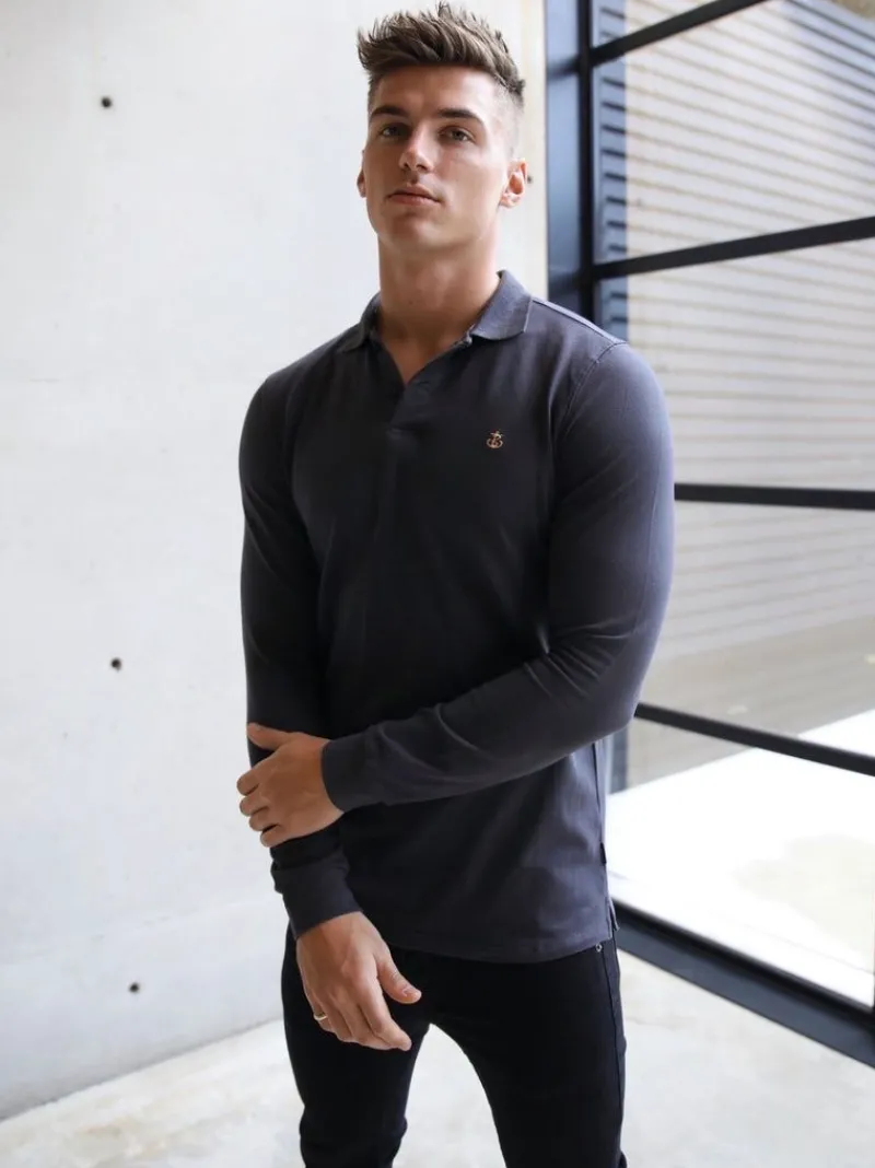 Harrow Long-Sleeve Polo*Blakely Clothing Sale