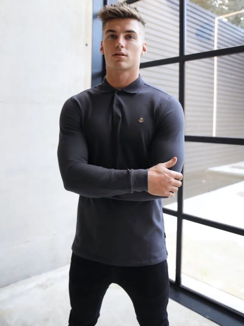 Harrow Long-Sleeve Polo*Blakely Clothing Sale