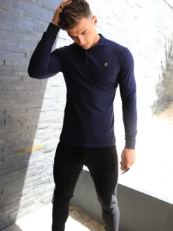 Harrow Long-Sleeve Polo*Blakely Clothing New