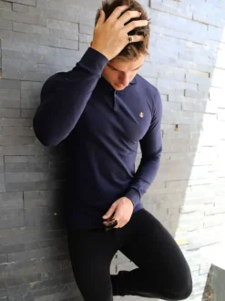 Harrow Long-Sleeve Polo*Blakely Clothing New