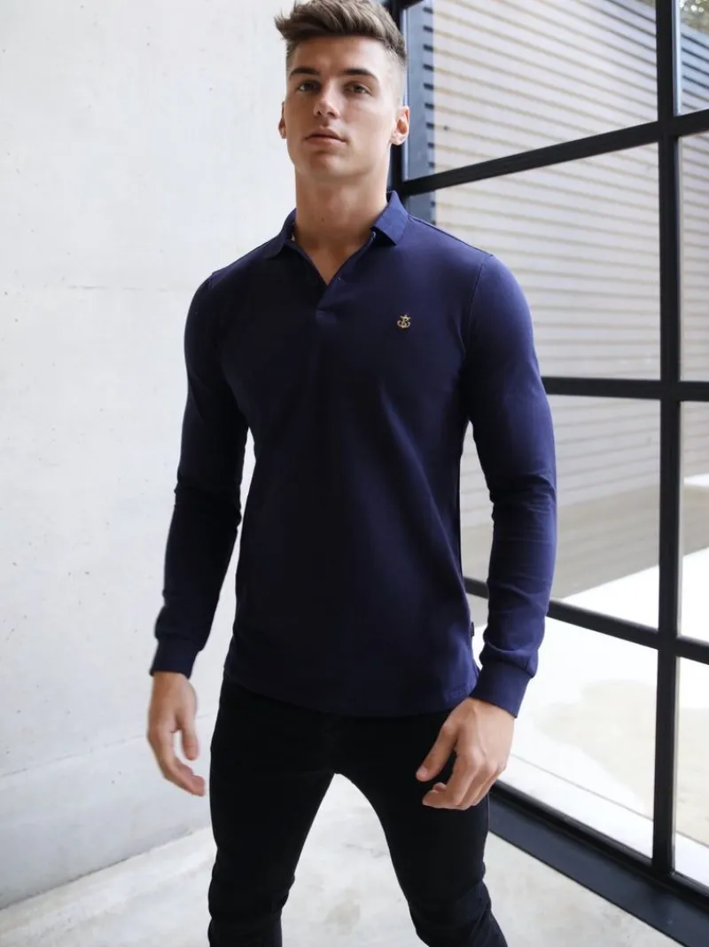 Harrow Long-Sleeve Polo*Blakely Clothing New