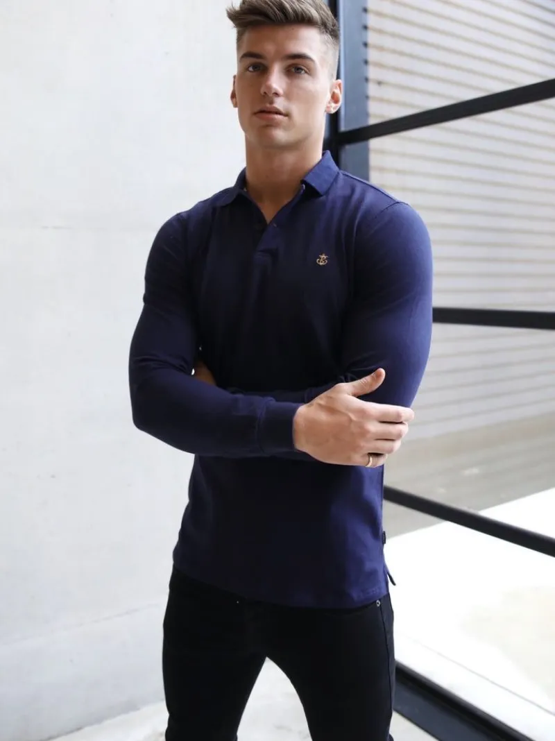 Harrow Long-Sleeve Polo*Blakely Clothing New