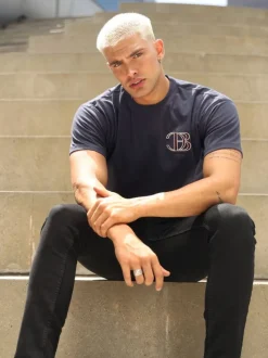 Initial Relaxed T-Shirt*Blakely Clothing Clearance