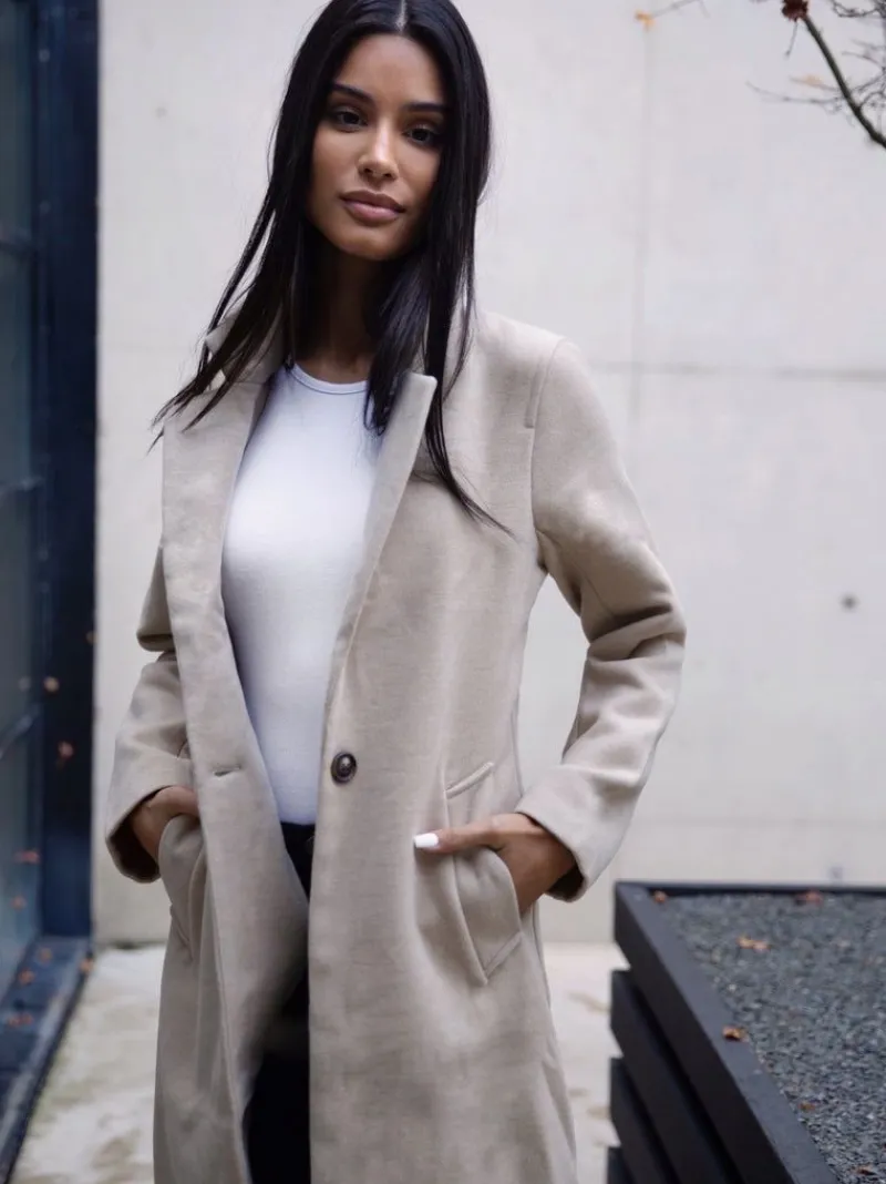 Mabel Tailored Longline Coat*Blakely Clothing Clearance