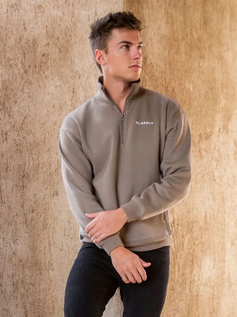 Marlow 1/4 Zip Jumper*Blakely Clothing Cheap