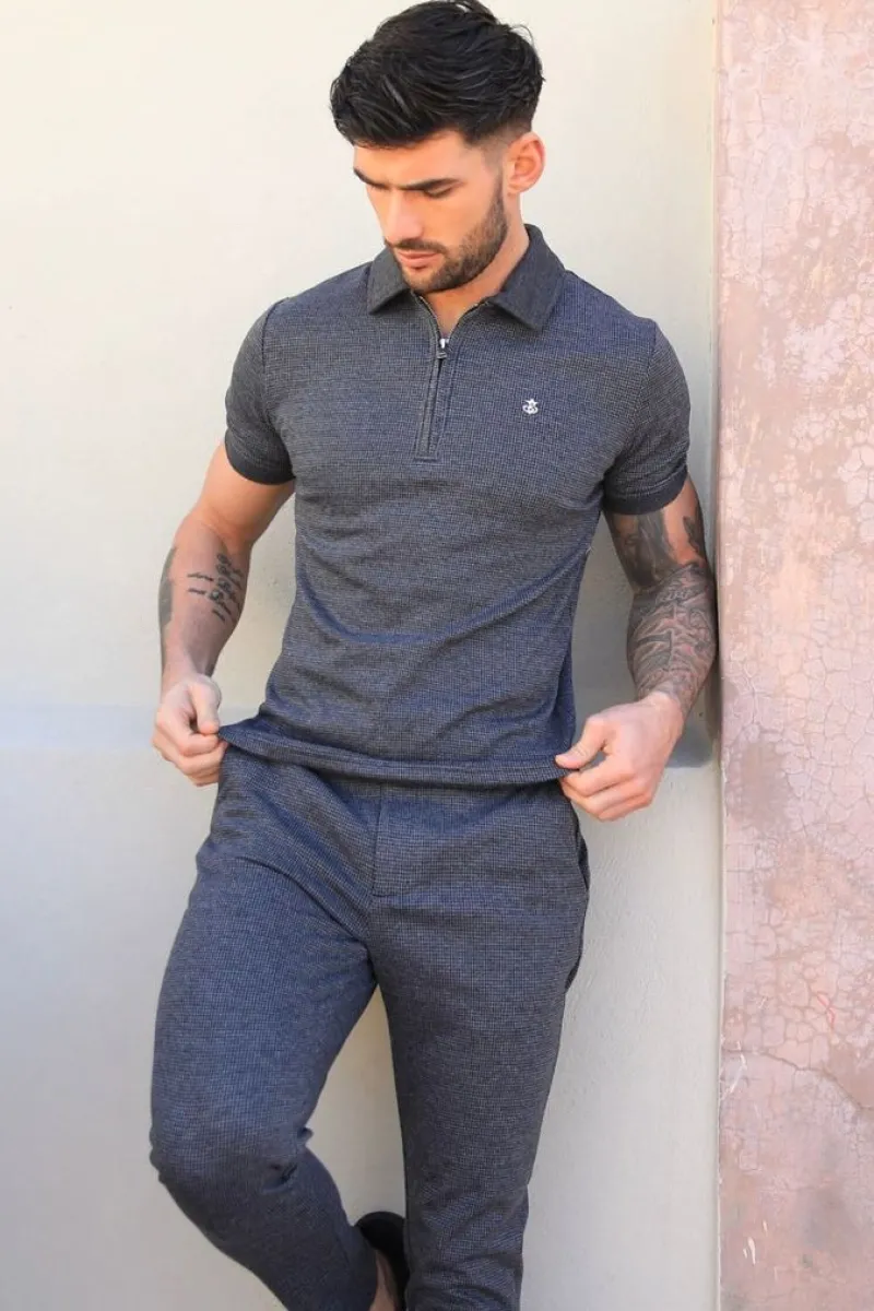 Midar Check Polo*Blakely Clothing Cheap