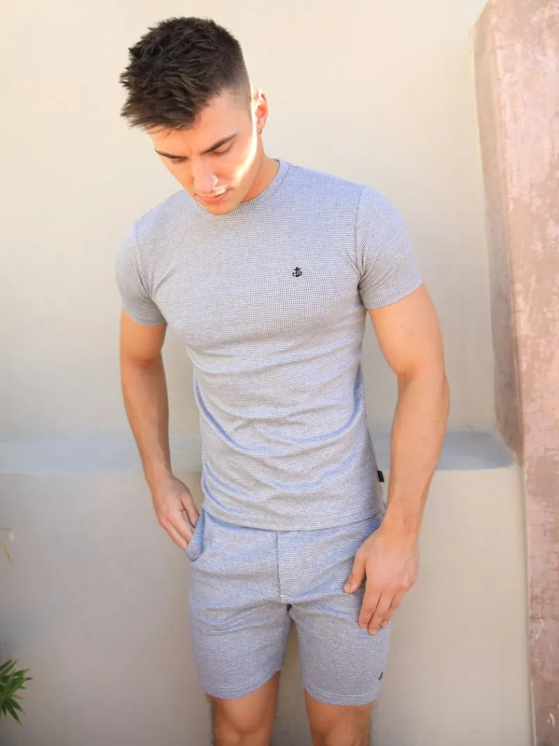 Midar Check T-Shirt*Blakely Clothing New