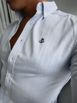 Oxford Fitted Stretch Shirt*Blakely Clothing Cheap