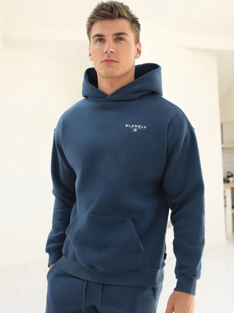 Riviera Initial Relaxed Hoodie*Blakely Clothing Flash Sale