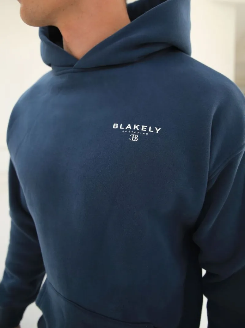Riviera Initial Relaxed Hoodie*Blakely Clothing Flash Sale