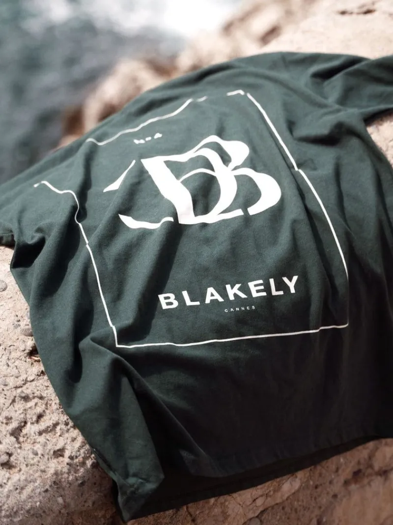 Riviera Initial Relaxed T-Shirt*Blakely Clothing Cheap