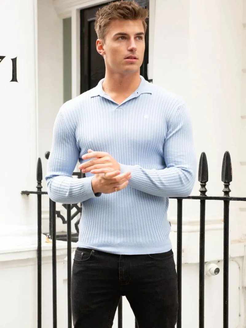 Salisbury Ribbed Polo*Blakely Clothing New