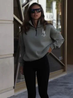 Studio 1/4 Zip Jumper*Blakely Clothing Clearance