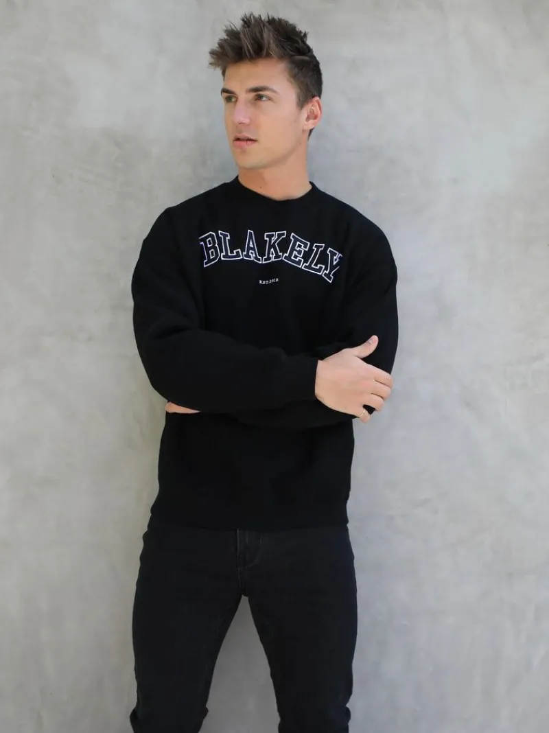 Varsity Relaxed Jumper*Blakely Clothing Outlet