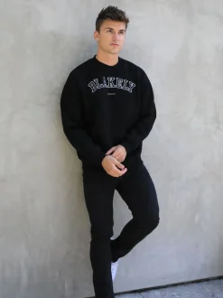 Varsity Relaxed Jumper*Blakely Clothing Outlet