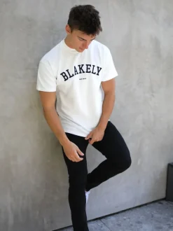 Varsity Relaxed T-Shirt*Blakely Clothing Fashion