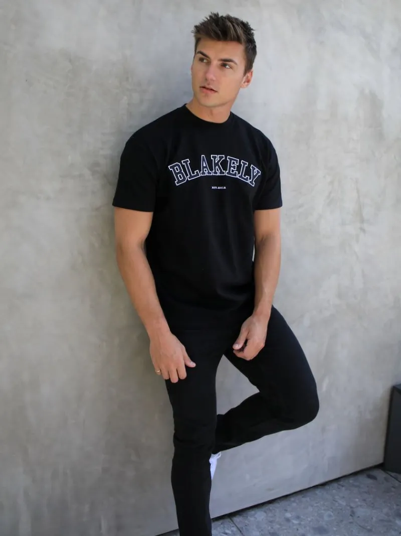 Varsity Relaxed T-Shirt*Blakely Clothing Fashion