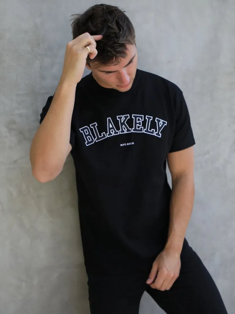 Varsity Relaxed T-Shirt*Blakely Clothing Fashion