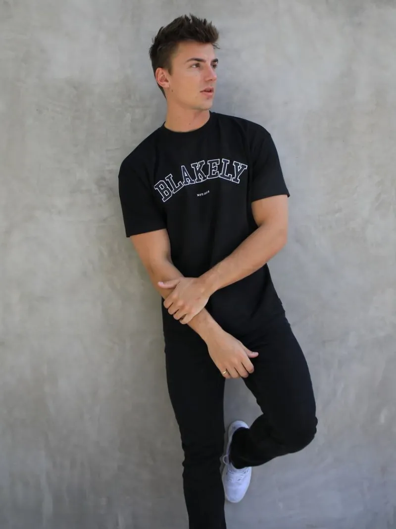 Varsity Relaxed T-Shirt*Blakely Clothing Fashion