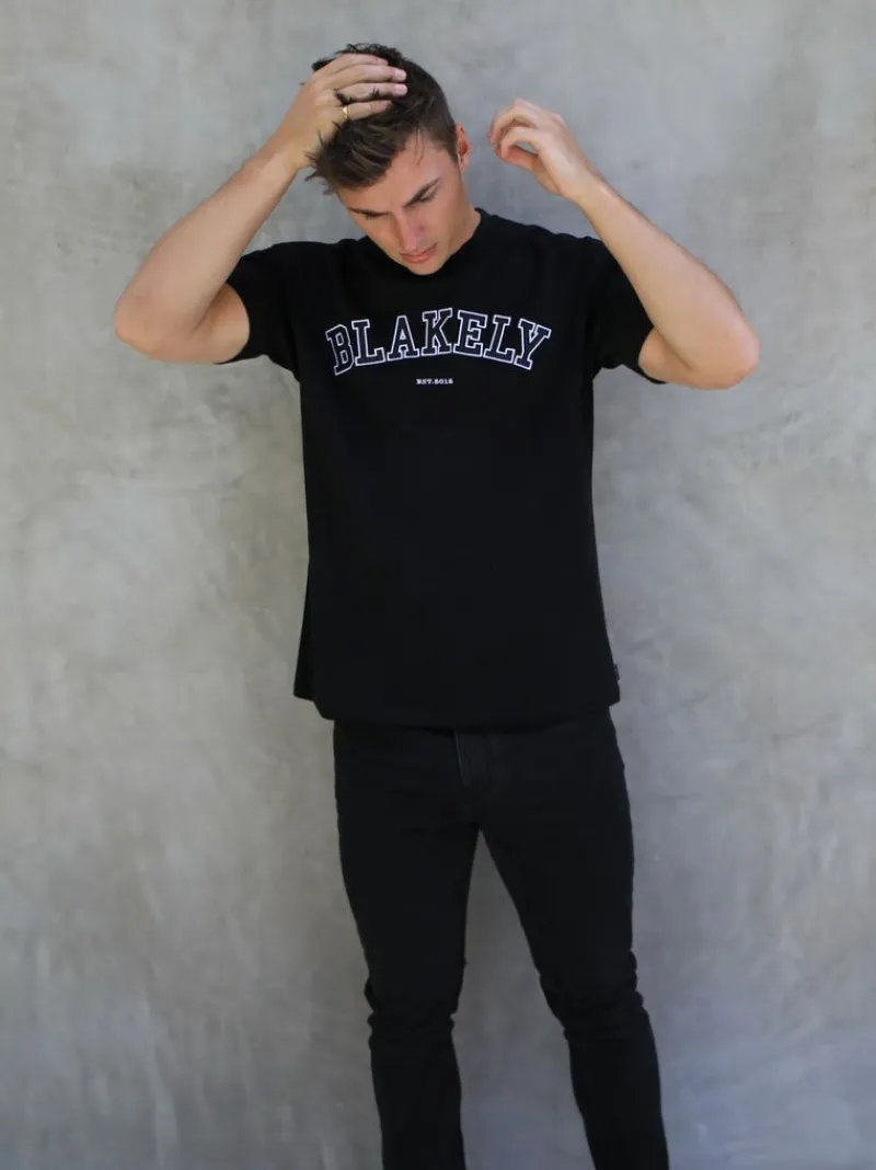 Varsity Relaxed T-Shirt*Blakely Clothing Fashion